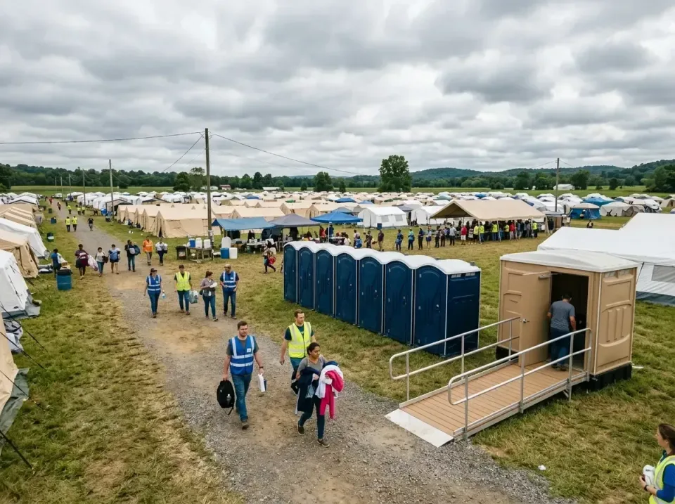 disaster-relief-camp-restrooms-010 — frequently asked questions, Dumpster & Portable Bathrooms Rental in East Lake, FL